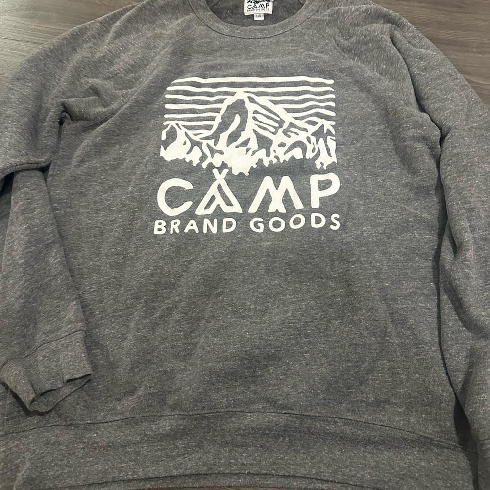 Camp Brand Goods Gray Sweatshirt